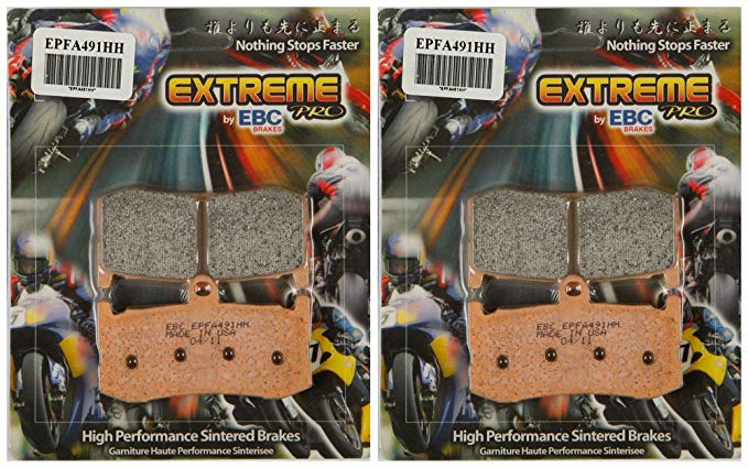 EBC Brakes EPFA Sintered Fast Street and Trackday Pads Front - EPFA491HH EBC Brakes EPFA Sintered Fast Street and Trackday Pads Front - EPFA491HH